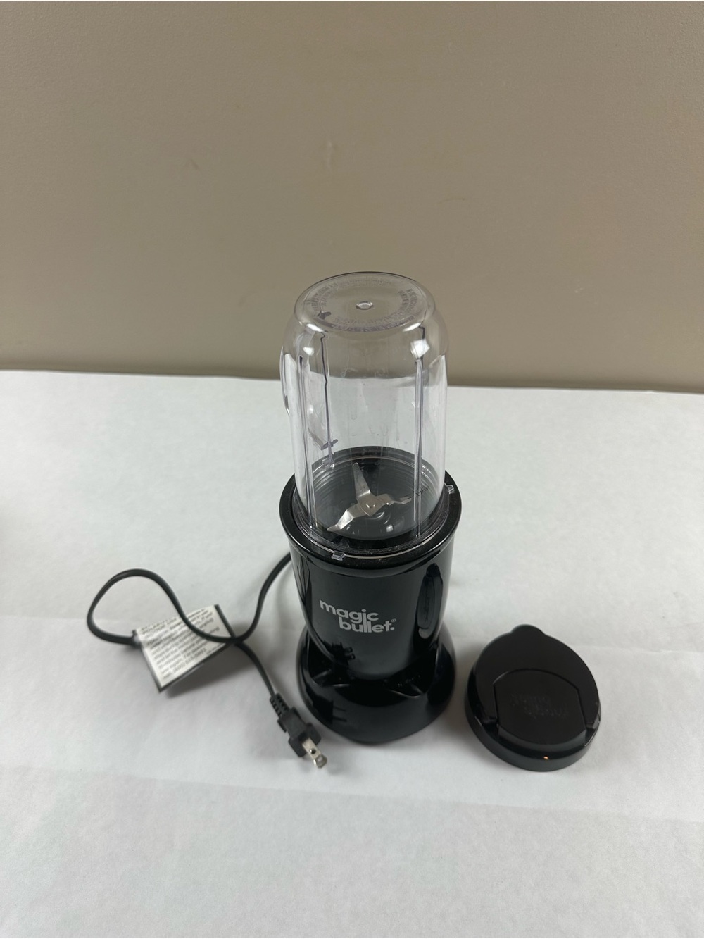 Magic Bullet Compact Black Personal Blender for Smoothies and Shakes
